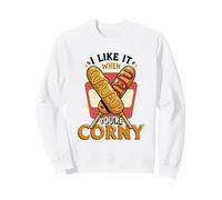 Amante dei Cani di Mais Mi Piace Quando Sei banale Felpa