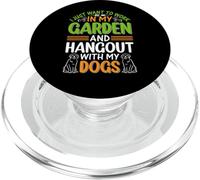 Amante dei cani Giardiniere Giardinaggio del giardino - Proprietario di cani PopSockets PopGrip per MagSafe