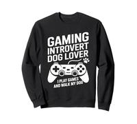 Amante dei Cani introverso Gioco Gioco e cammino Il Mio Cane Felpa