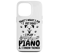 Amante dei cani Pianista Amante del pianoforte Custodia per iPhone 13 Pro