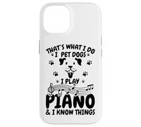 Amante dei cani Pianista Amante del pianoforte Custodia per iPhone 14