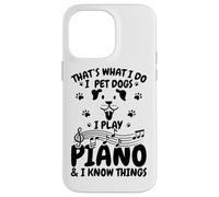 Amante dei cani Pianista Amante del pianoforte Custodia per iPhone 14 Pro Max