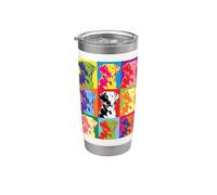 Amante dei cani pop art Labrador Retriever Bicchiere termico in acciaio inox doppia parete