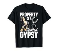 Amante dei Cavalli Equitazione Equestre Dont Care Horse Gypsy Vanner Maglietta