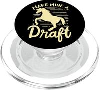 Amante dei Cavalli Make Mine A Draft Horse Cavallo da Lavoro PopSockets PopGrip per MagSafe
