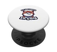 Amante dei felini Il mio gatto pensa che io sia figo Citazione divertente PopSockets PopGrip Adesivo