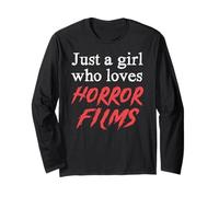 Amante dei Film Horror Solo Una Ragazza Che AMA i Film Horror Maglia a Manica