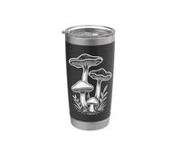 Amante dei funghi Foresta Natura Escursionismo Sentieri Camping Escursion Bicchiere termico in acciaio inox doppia parete