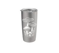 Amante dei funghi Foresta Natura Escursionismo Sentieri Camping Escursion Bicchiere termico in acciaio inox doppia parete