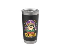 Amante dei funghi Sono un vero gioco di parole sulla micologia dei funghi Bicchiere termico in acciaio inox doppia parete