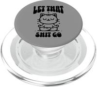 Amante dei gatti - Let that Shit Go Gatto PopSockets PopGrip per MagSafe
