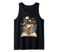 Amante dei Libri Bookworm Giardino delle storie Bellezza Arte Canotta