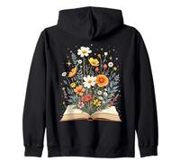 Amante dei Libri Bookworm Giardino delle storie Bellezza Arte Felpa con Cappuccio