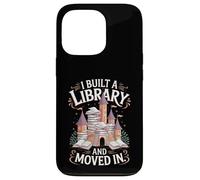 Amante dei libri Ho costruito una biblioteca e mi sono trasferito Custodia per iPhone 13 Pro