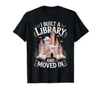 Amante dei Libri Ho costruito Una Biblioteca e Mi Sono trasferito Maglietta
