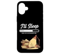 Amante dei libri I'll Sleep When Cliffhanger End Book Reading Custodia per iPhone 16 Plus