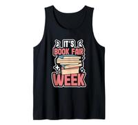 Amante dei Libri Leggere Bookworm Divertente È la Settimana della Fiera del Libro Canotta