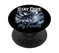 Amante dei Lupi Dire Aenocyon Dirus Pleistocene PopSockets PopGrip Adesivo