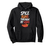Amante del cibo piccante Peperoncini Chili Peppers Chef Spice Cercatore di calore Felpa con Cappuccio