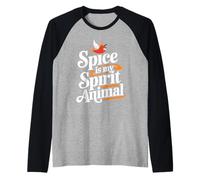 Amante del cibo piccante Peperoncini Chili Peppers Chef Spice Cercatore di calore Maglia con Maniche Raglan