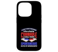 Amante del cornhole Non commetto errori Atti spontanei Custodia per iPhone 14 Pro
