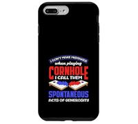 Amante del cornhole Non commetto errori Atti spontanei Custodia per iPhone 7 Plus/8 Plus