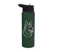 Amante del pastore tedesco Stainless Steel Insulated Water Bottle