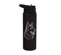 Amante del pastore tedesco Stainless Steel Insulated Water Bottle