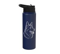 Amante del pastore tedesco Stainless Steel Insulated Water Bottle