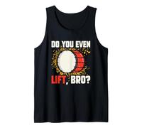 Amante della Batteria Batterista Percussionista Do You Even Lift Canotta