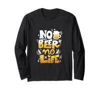 Amante della Birra! Amo Troppo la Birra! Maglia a Manica