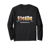 Amante della Birra Divertente Beersessuale Maglia a Manica