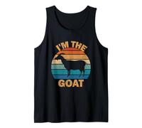 Amante della Capra Vintage retrò I'm The Goat Canotta