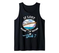 Amante della Crociera, se Si perde, Torna al Ponte 7 Funny Cruising Canotta