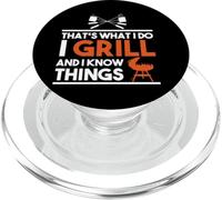 Amante della griglia Questo è quello che faccio io grill e so cose PopSockets PopGrip per MagSafe