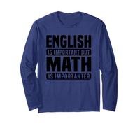 Amante della Matematica Divertente - L'inglese è Importante ma la Matematica è Maglia a Manica