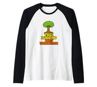 Amante della natura adoratore della sporcizia che abbraccia gli alberi Maglia con Maniche Raglan