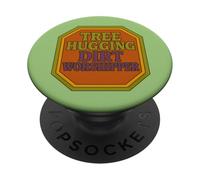 Amante della natura adoratore della sporcizia che abbraccia gli alberi PopSockets PopGrip Adesivo