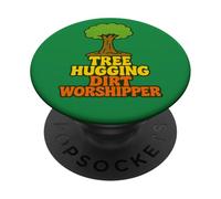 Amante della natura adoratore della sporcizia che abbraccia gli alberi PopSockets PopGrip Adesivo