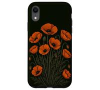 Amante della natura del giardino botanico di papaveri vintage Custodia per iPhone XR
