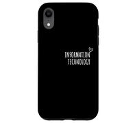 Amante della tecnologia dell'informazione Uomini Donne Bambini IT Custodia per iPhone XR