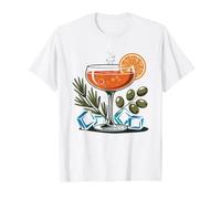 Amante Dell'aperitivo Ora Cocktail Italiani Spritz Amaro Maglietta