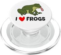 Amante delle rane carino I Love Frogs PopSockets PopGrip per MagSafe