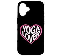 Amante dello yoga con un cuore Custodia per iPhone 16