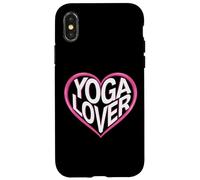 Amante dello yoga con un cuore Custodia per iPhone X/XS