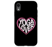 Amante dello yoga con un cuore Custodia per iPhone XR
