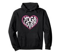Amante dello Yoga con Un Cuore Felpa con Cappuccio