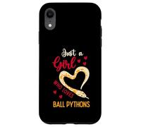 Amante di Ball Python per Just a Girl who Loves Ball Pythons Custodia per iPhone XR