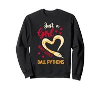 Amante di Ball Python per Just a Girl Who Loves Ball Pythons Felpa