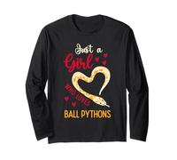 Amante di Ball Python per Just a Girl Who Loves Ball Pythons Maglia a Manica